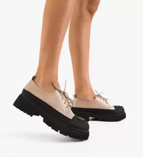 Pantofi Casual dama Theron Bej