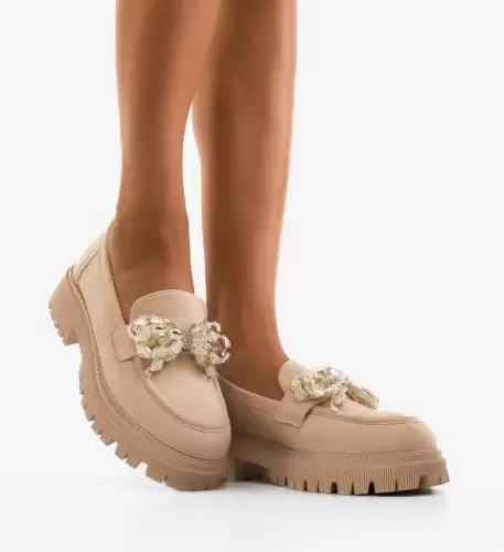 Pantofi Casual dama Vinony Bej