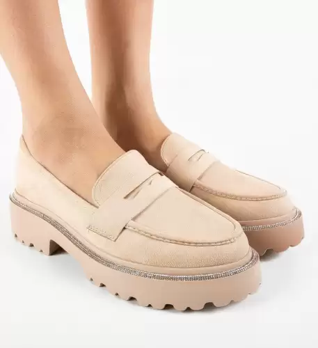 Pantofi Casual Sion Bej