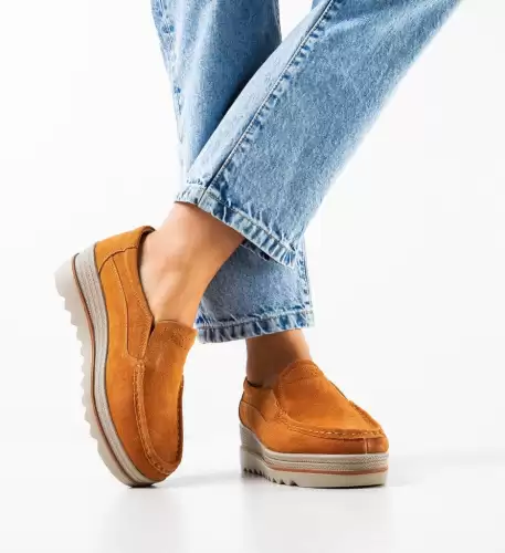 Pantofi Casual Smirno Camel