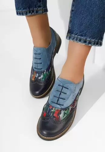 Pantofi dama brogue Emily V6 multicolori