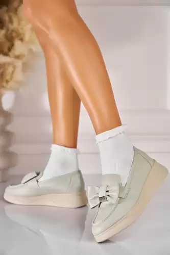 Pantofi dama casual Verzi din Piele Ecologica Nahlia