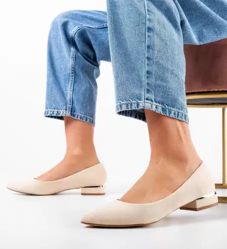 Pantofi dama Depere Bej