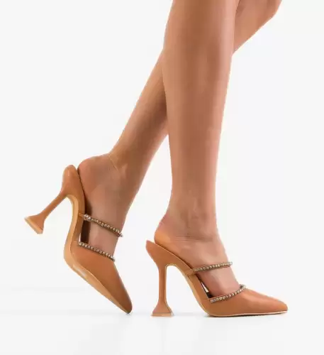 Pantofi dama Leslie Portocalii