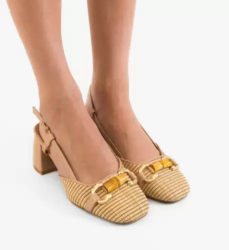 Pantofi dama Mohsin Nude