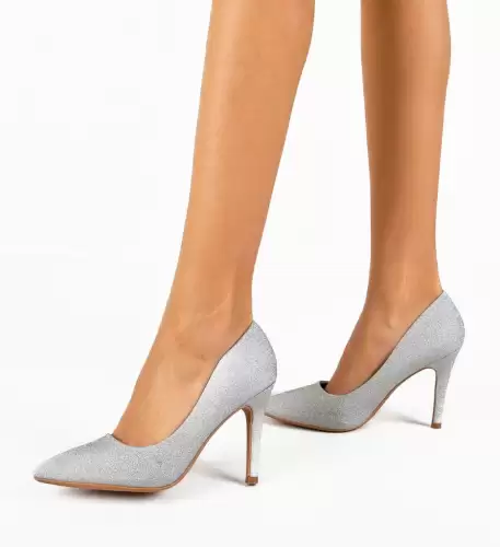 Pantofi dama Tenarus Argintii