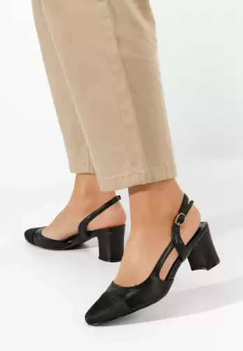 Pantofi slingback Meredith negri