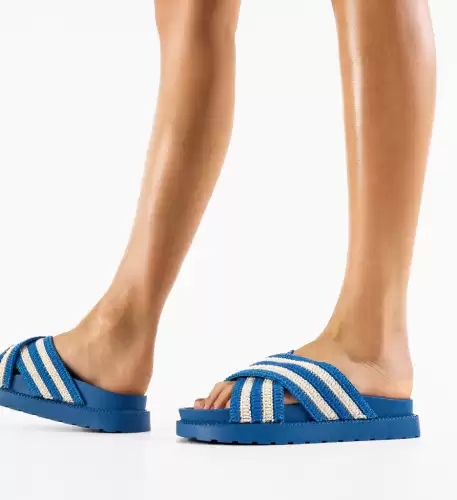 Papuci dama Pratoria Albastri