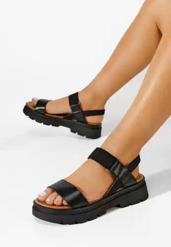 Sandale cu platforma Neiria negre