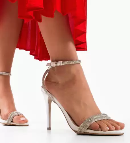 Sandale dama Bally Argintii