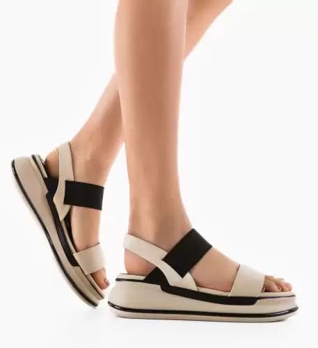 Sandale dama Bourg Bej