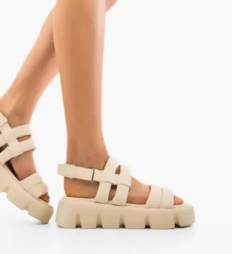 Sandale dama Cairo Bej 2