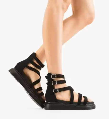 Sandale dama Nafumi Negre