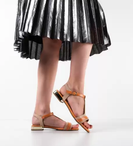 Sandale dama Suman Bej