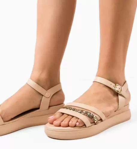 Sandale dama Varast Bej