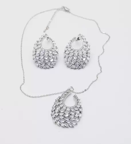 Set bijuterii Myngrya Argintiu