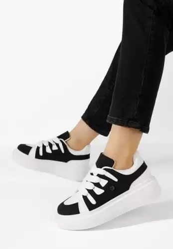 Sneakers cu platforma Cassatia negri