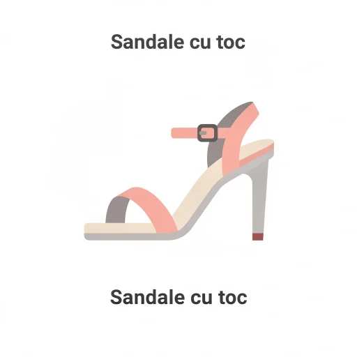 Sandale cu toc