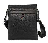 Borseta casual, barbati, ADA SHOES C1000, negru, piele naturala