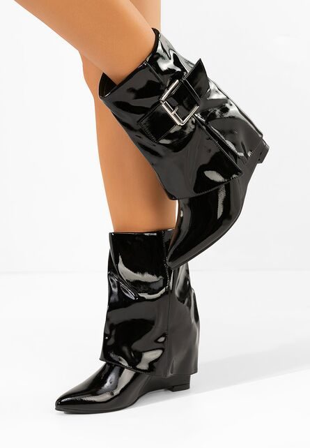 Botine cu platforma Irinea V2 negre