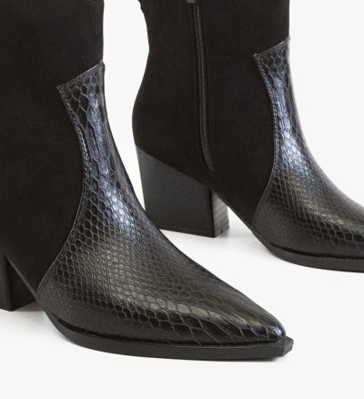 Botine dama Brebly Negre