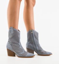 Botine dama Cameron Albastre