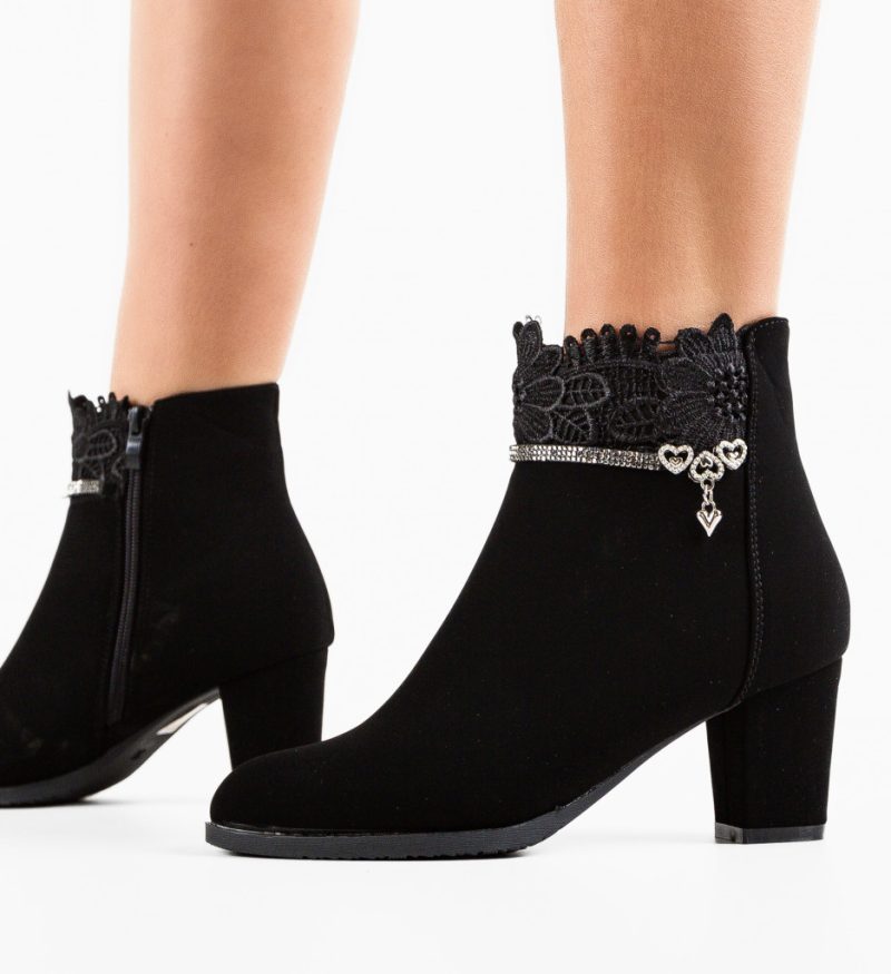 Botine dama Gail Negre