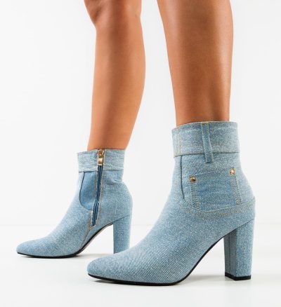Botine dama Jean Albastre 2