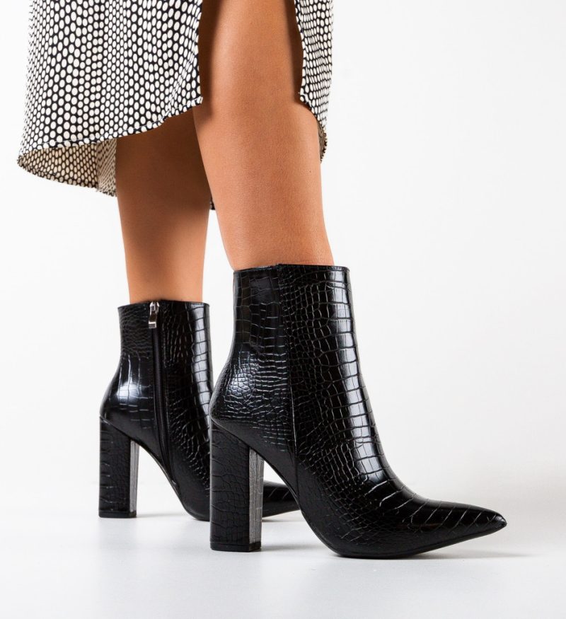 Botine dama Mack Negre