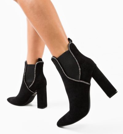 Botine dama Mckay Negre