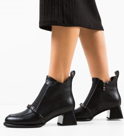 Botine dama Myouy Negre
