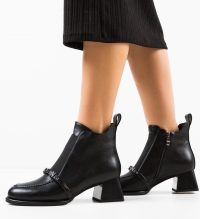 Botine dama Myouy Negre