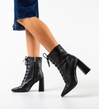 Botine dama Rupert Negre