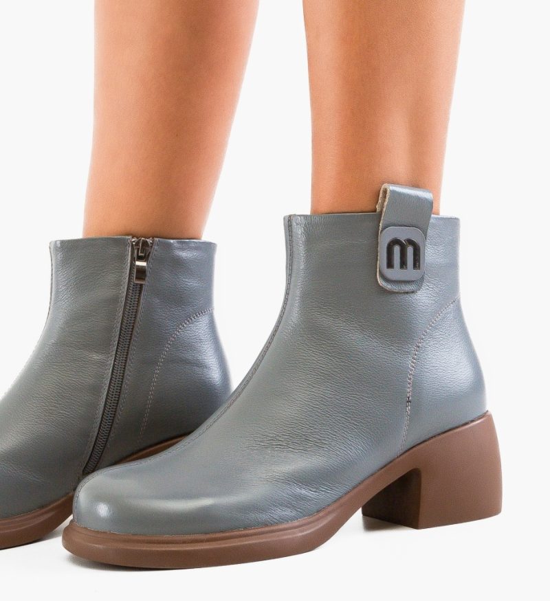 Botine dama Safta Gri