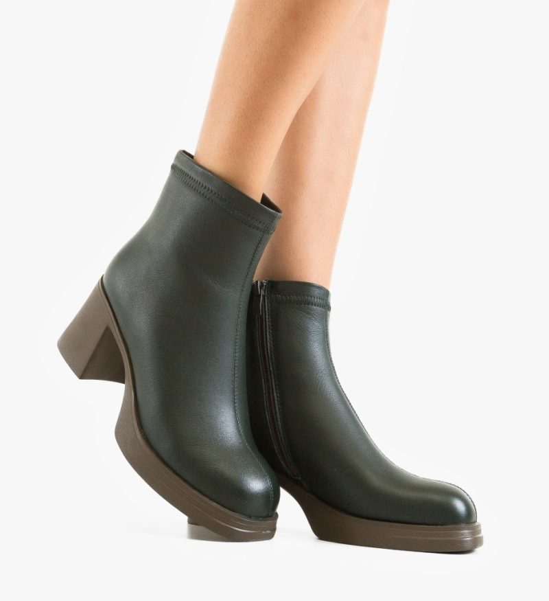Botine dama Tafta Verde