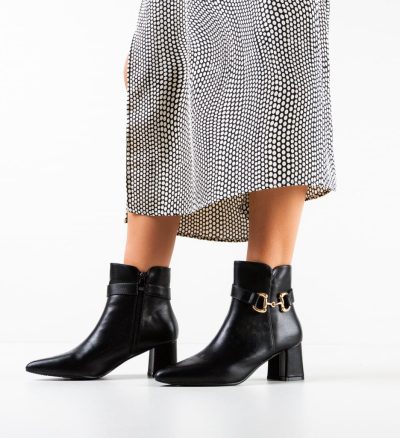 Botine dama Trame Negre