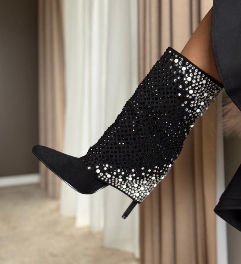 Botine dama Velyon Negre