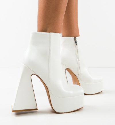 Botine dama Vera Albe