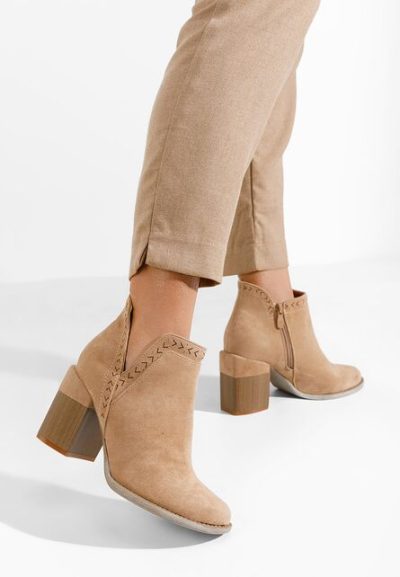 Botine de toamna Lucira kaki