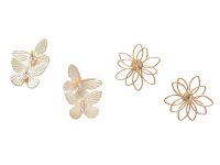Cercei ALDO aurii, FLORAFLY 102, din metal