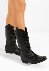 Cizme cowboy dama Renora negre