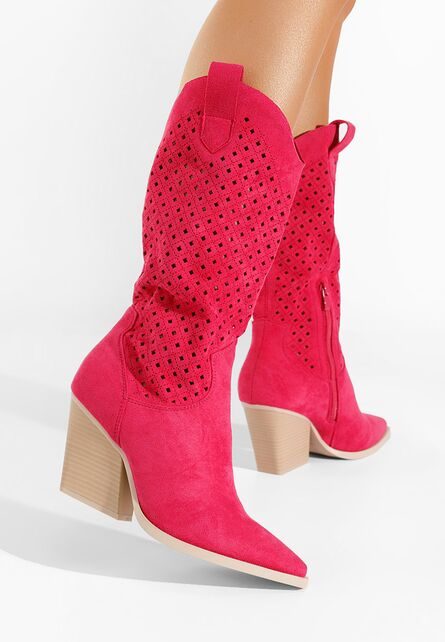 Cizme cowboy damă Sephora fucsia