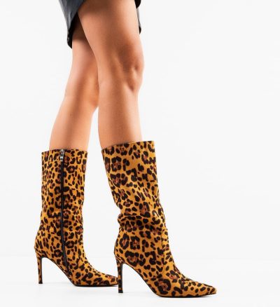 Cizme dama Kiefer Animal Print