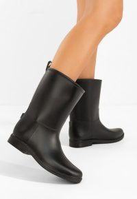 Cizme de cauciuc Elisea negre