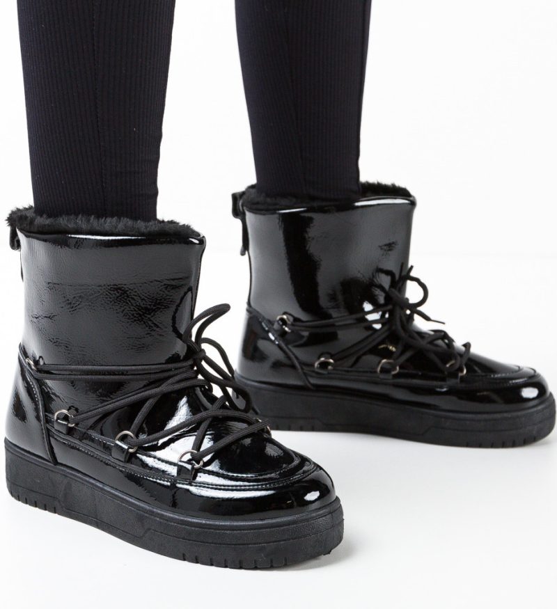 Cizme Tip Ug Alkam Negre