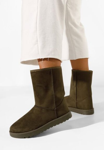 Cizme tip ugg kaki Anora