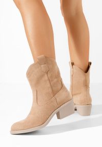 Cizme western dama Zaryna kaki
