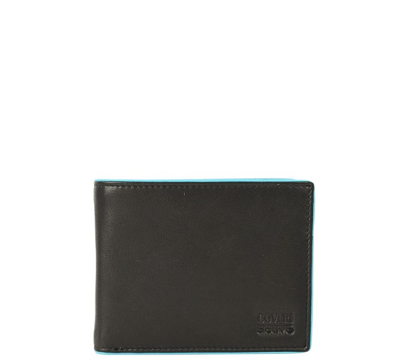 Coveri Portofel Casual 1120 negru-albastru