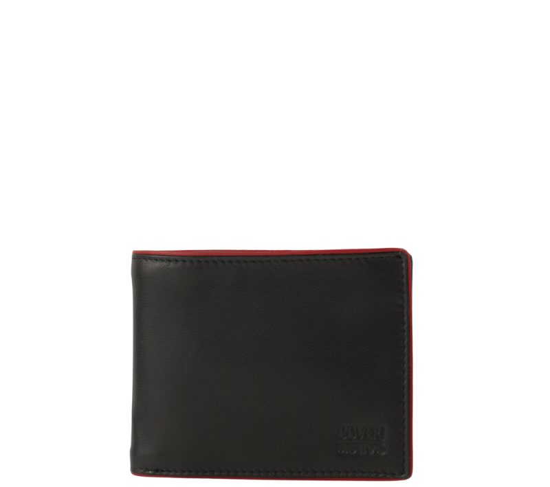 Coveri Portofel Casual 1120 negru-rosu