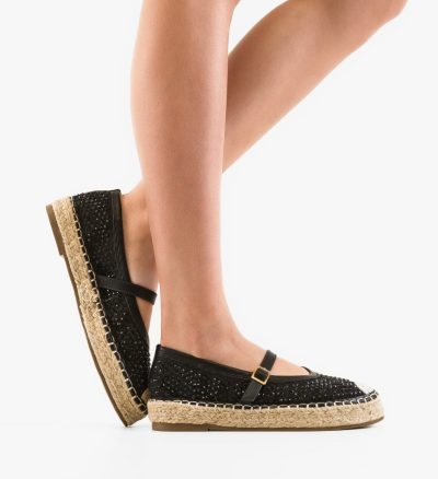Espadrile dama Vera Negre